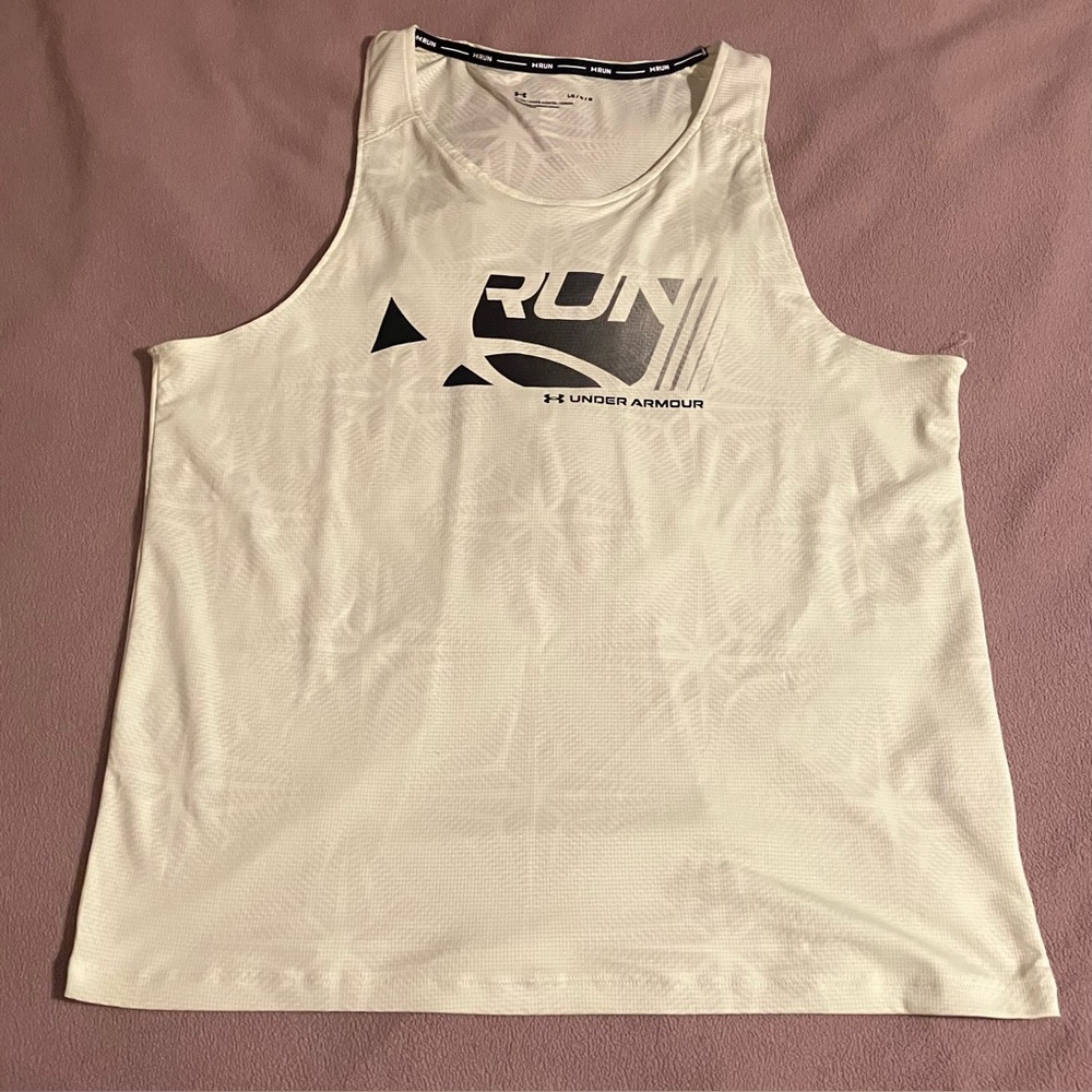 Under Armour CoolSwitch Run Singlet/Tank, Men’s Large. SEE DESCRIPTION FOR COLOR
